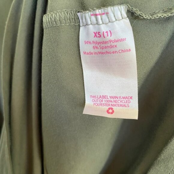 Olive Green Hooded Dress - Picture 4 of 4